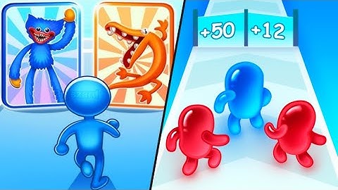 Monster Run Battle Squad | Join Blob Clash 3D / All Level Gameplay: Android,iOS - NEW MEGA UPDATE 