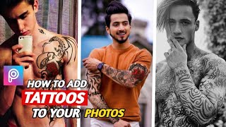 2 Picsart Tatoo Photo Editing Methods | How To Add Tattoo in picsart,Picsart Photo Editing Toturial screenshot 4