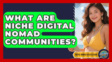 What Are Niche Digital Nomad Communities? - Digital Nomad Success Guide