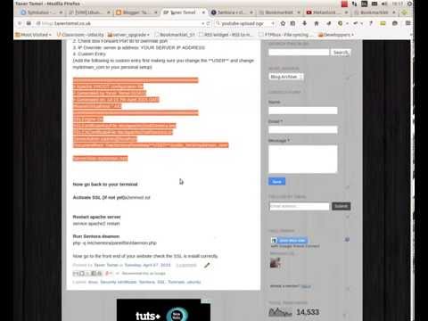 Enable https:// (SSL) via Sentora for secure connection personal use
