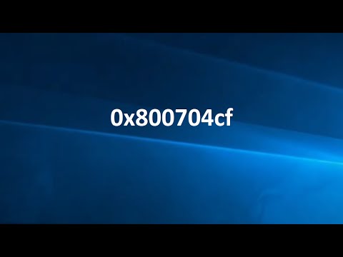 Код ошибки: 0x800704cf. Как исправить?