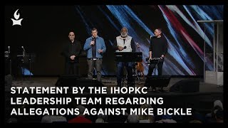 Celebrity Statement by the IHOPKC Leadership Team Regarding Allegations Against Mike Bickle Profile