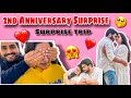 2nd anniversary surprise   nandu shocked   funny vlog  nach 