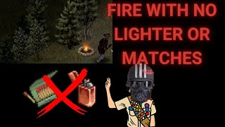 Light a fire with no lighter or matches in Project Zomboid 41 74