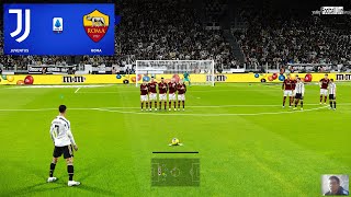 PES 2021 | Juventus vs Roma | C.Ronaldo Free Kick Goal vs Roma Gameplay