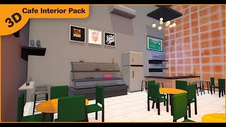 Cafe Interior Pack - Unity Package