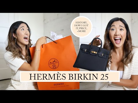 Unboxing Birkin 25 verso bleu royal & capucine #shorts 