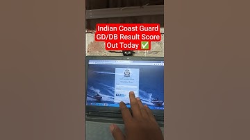 Link📢Indian Coast Guard Result 2025✅How to Check/Download Join Navik GD DB Yantrik Result 2025 Score