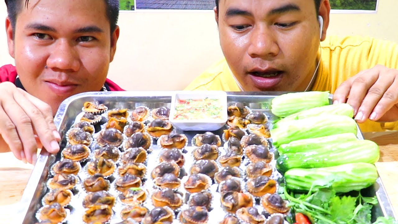 Eating Cockle With Cucumber in special one day - YouTube