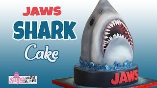 JAWS SHARK CAKE