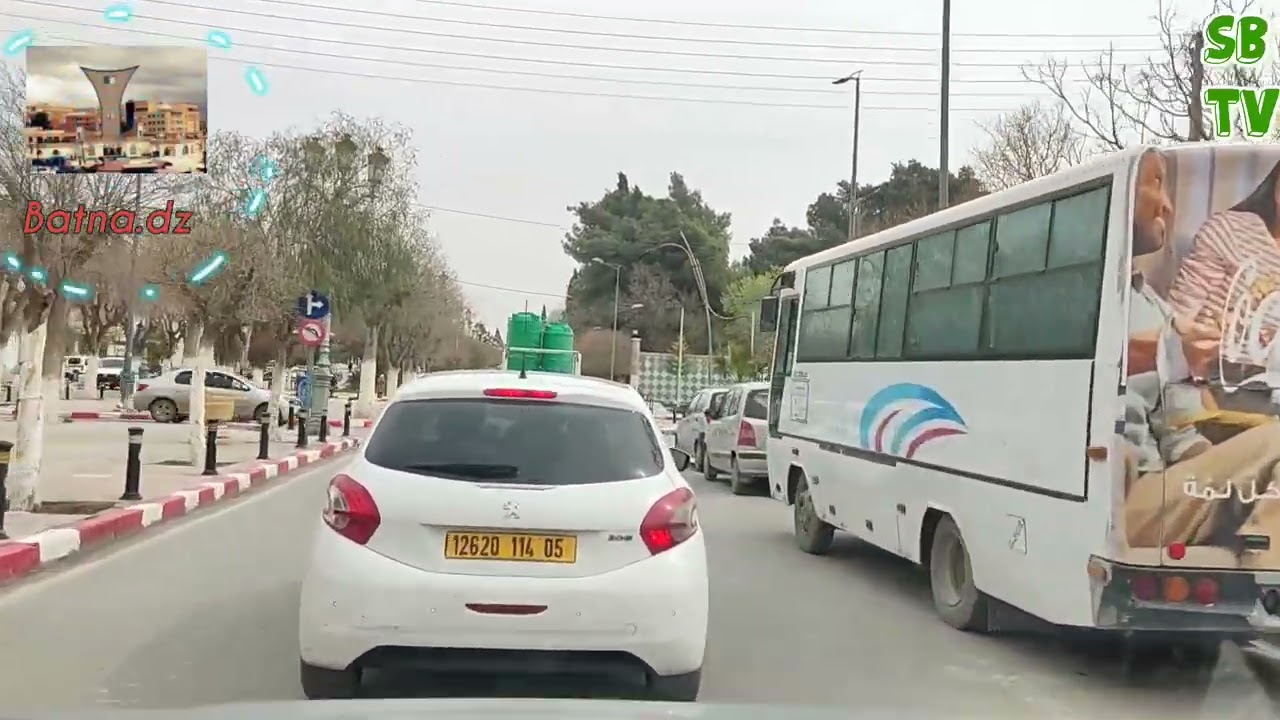 شوارع مدينة باتنة في اليوم الثاني من شهر رمضان المبارك 🇩🇿🇩🇿