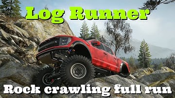 Log Runner rock crawl trail run (full)