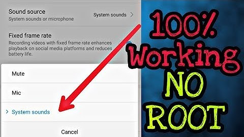 Screen Recorder with Internal Audio Works w NO ROOT for Mobile|w Proof