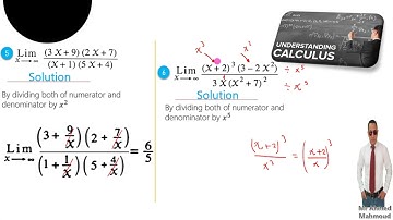 2nd sec Calculus Art and Scientific 1st term unit 3 lesson 4 Limit of the function at infinity