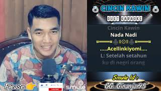 CinCin Kawin - Smule Karaoke || no Vocal cewek
