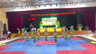 Mầm non Tân Phong | Thể dục Cổ động | Liên hoan Aerobic Mầm non Quận 7 Năm 2024