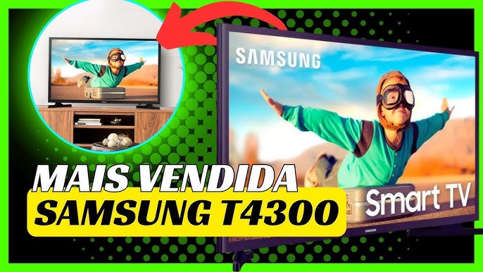 TV LED 32 HD Smart Samsung T4300 - Adriano Móveis e Eletros