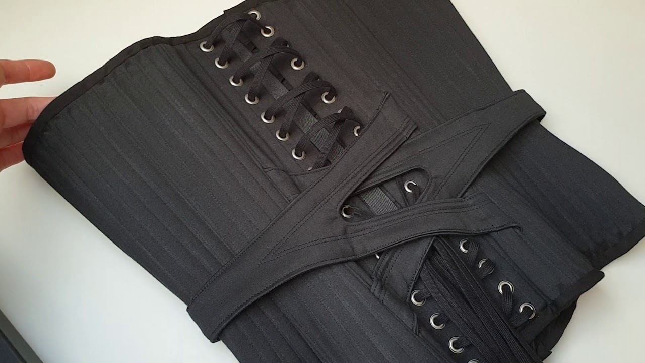 Close Up View Of Bespoke Locking Punishment Corset YouTube Close Up View Of Bespoke Locking Punishment Corset YouTube