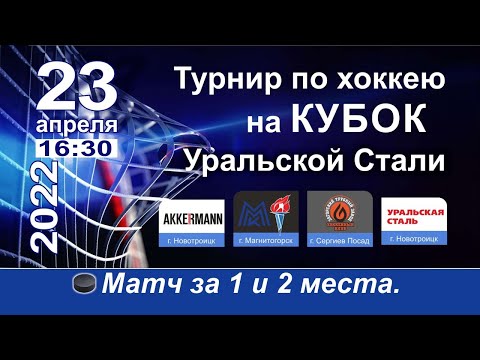 Матч за 1 и 2 места. Закрытие турнира.