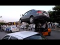 違法駐車対策！フォークリフトで…Illegally Parked Vehicle...