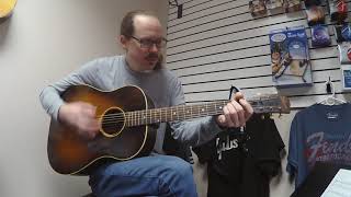 1946 Gibson J-45 - Hard Strum w Singing - Open Up Your Door - Steve Earle cover