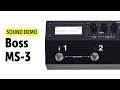 Boss ms3 sound demo no talking