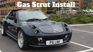 Smart Roadster Brabus - rear boot gas strut installation screenshot 4