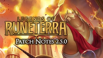My 2.5.0 Patch Notes Review | Legends of Runeterra