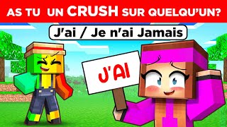 J'ai DÉJA ou Je n'ai JAMAIS fait sur Minecraft !