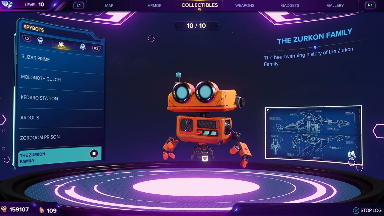 Ratchet and Clank: Rift Apart All Spybot Audio Logs/Lore