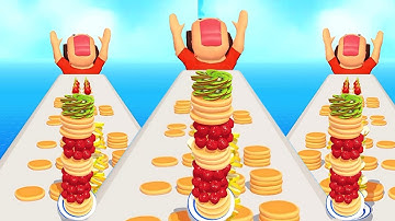 Pancake Run - Gameplay Walkthrough Android, iOS (Level45-65)