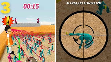 K-Sniper Challenge 3D Gameplay Part 3 | Squid Game Mobile |(Android, iOS)
