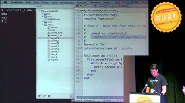 Rocky Mountain Ruby 2012 - Ruby on the Command Line by Simon Chiang