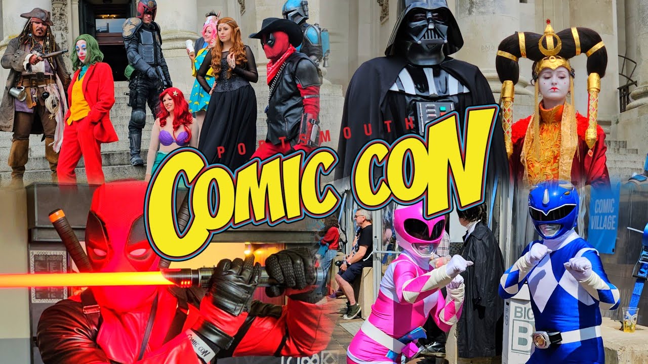 PORTSMOUTH COMIC CON 2025 - Day 1 - Amazing Cosplays, Star Wars, Marvel, Ghostbusters, and Dinosaurs