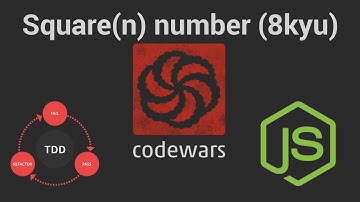 Codewars: Square(n) number (8 kyu) TDD in JavaScript