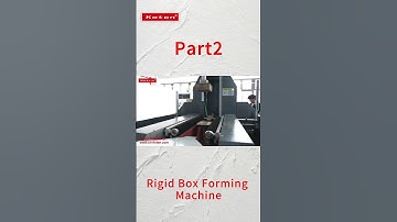 Rigid Box Forming Machine P2#rigidboxmachine #packagingmachinery #boxmaking