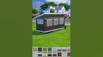 How to place a tiny house on a trailer • The Sims 4 #shorts