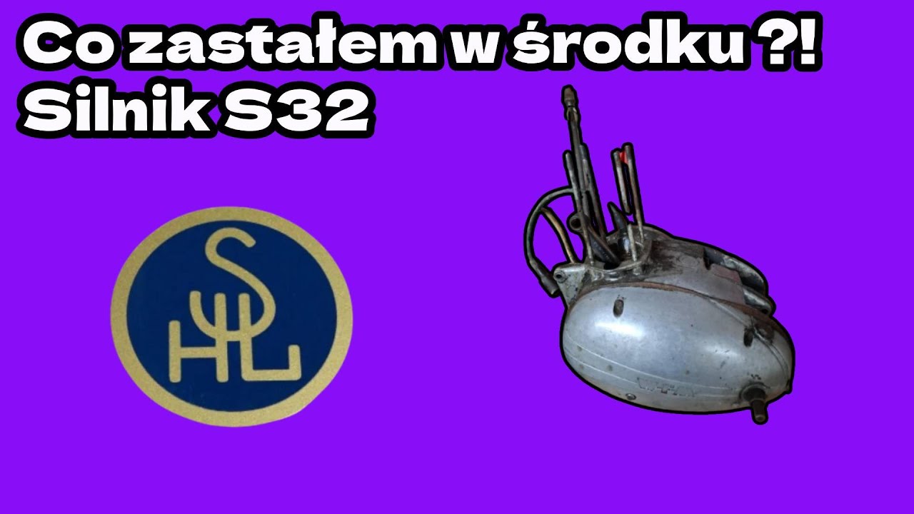 #2 Wstępne oględziny silnika S32 (SHL M11) po rozpołowieniu