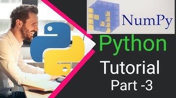Python Numpy Tutorial In Hindi Part -3 | Numpy Tutorial | Numpy Array |  Python | Coursopedia