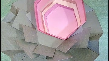 How to Make a Hexagonal Explosion Box