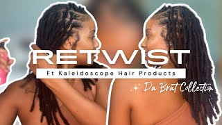 RETWIST Using Kaleidoscope Hair Products Da Brat Collection