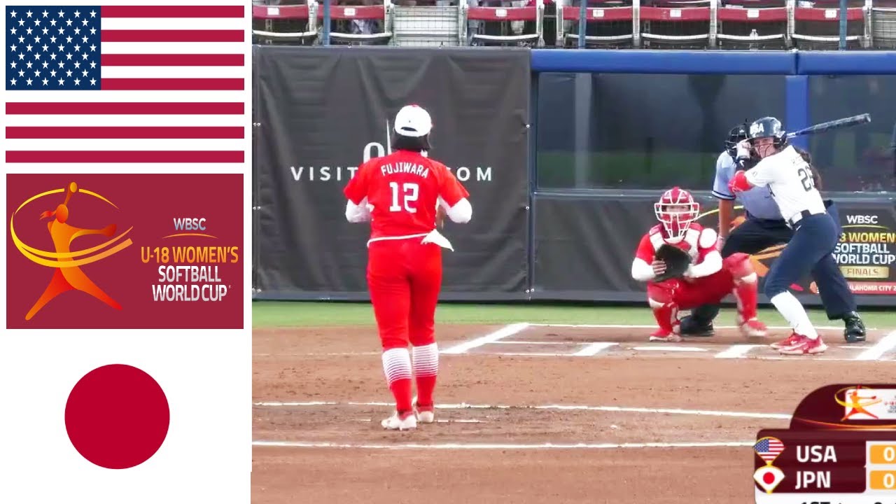 United States vs Japan Highlights | U18 Women's Softball World Cup