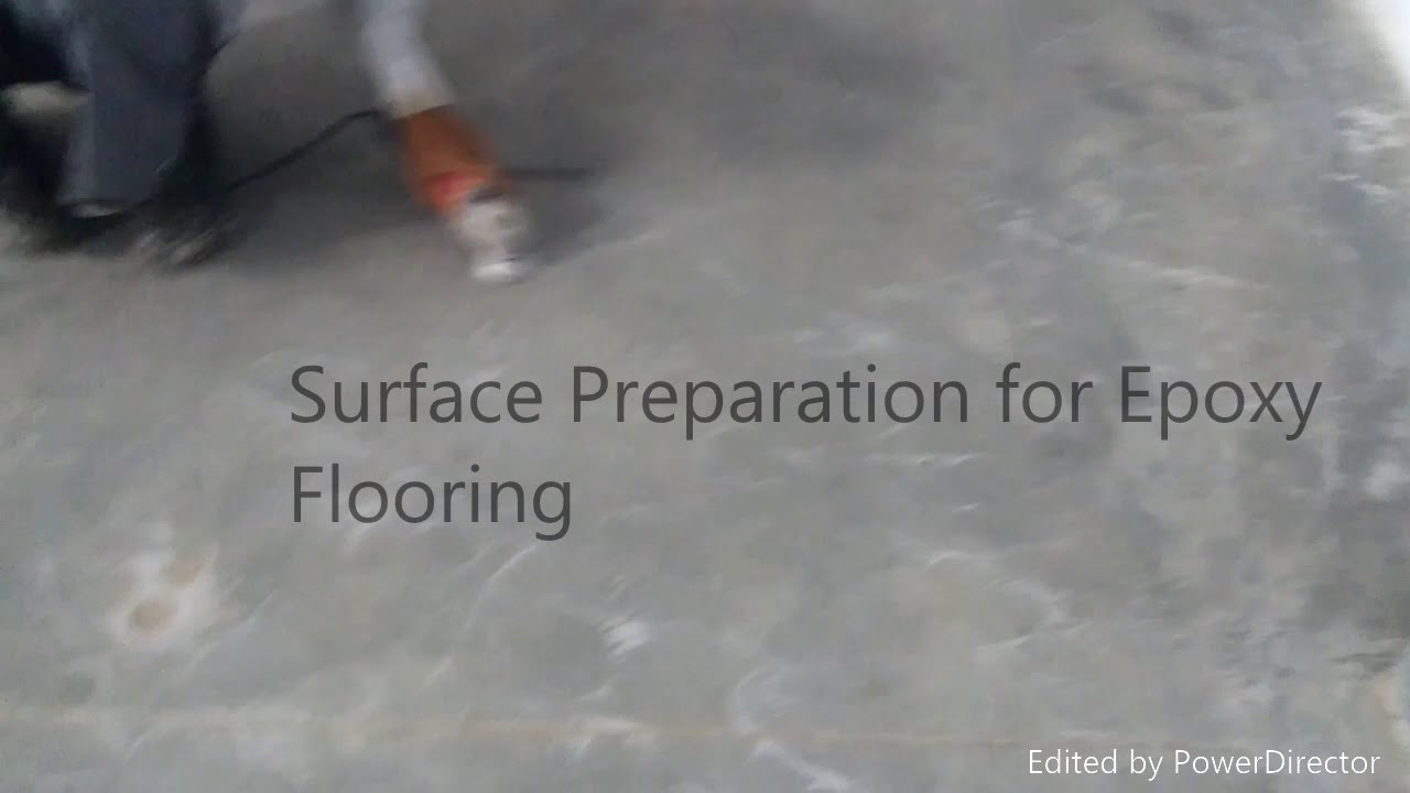 Surface Preparation before Epoxy Flooring YouTube