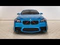 BMW M5 F10 Gmg Garage Folyosuyla Atlantis Blue Kaplama / 1:18 Diecast Model