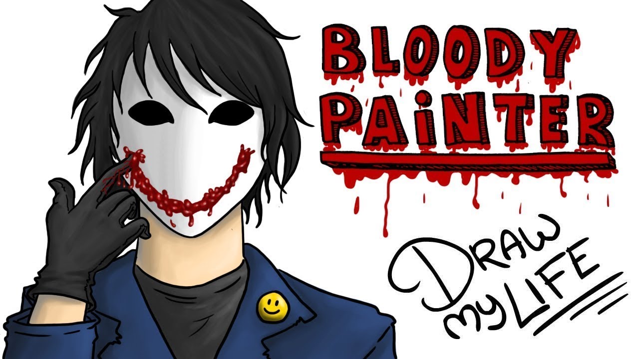 ⁣Bloody Painter (Creepypasta) | Draw My Life Português