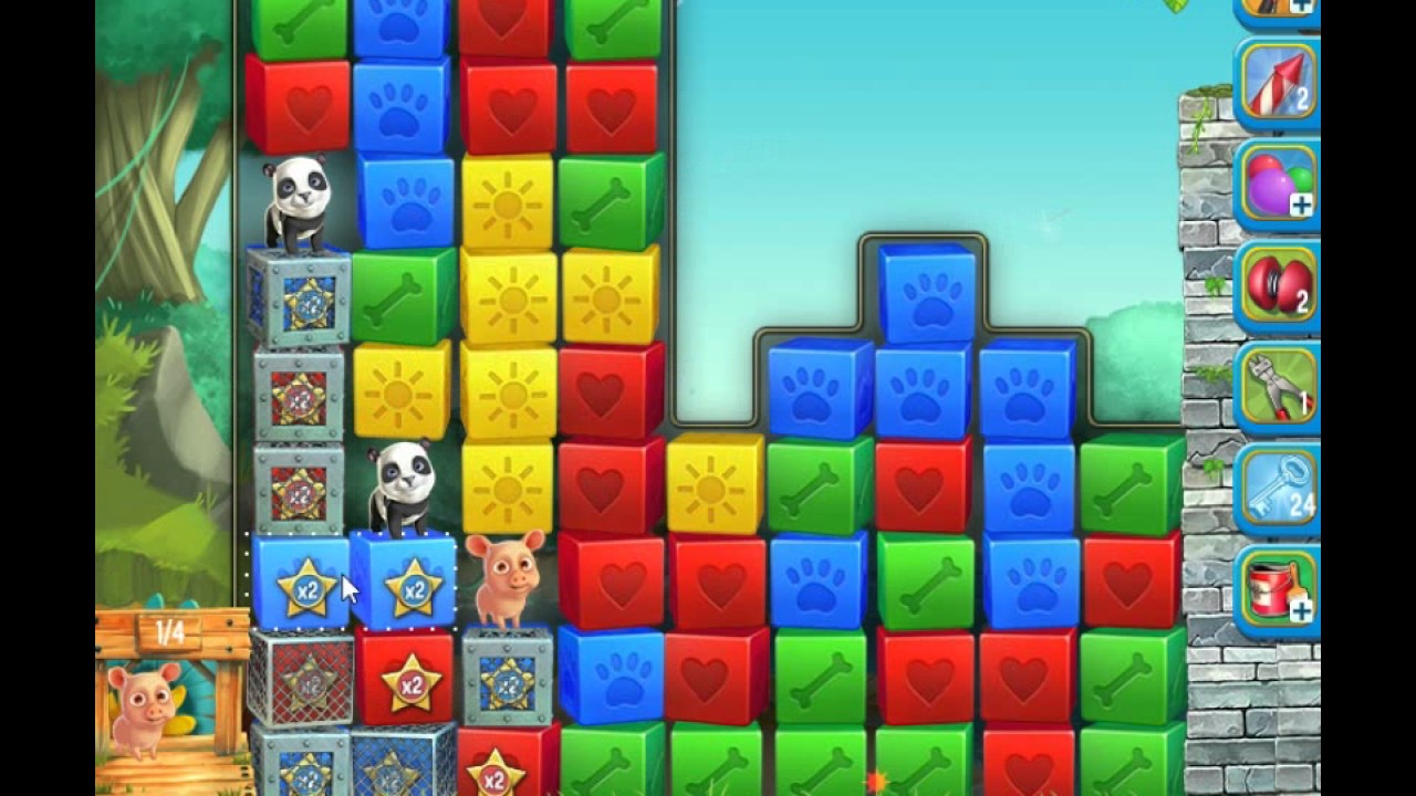 Pet Rescue Saga, Pet Island, 17th March 2017, level 6 😈 ►TOBIAS DEAMON◄
