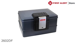 First Alert Waterproof Fire Chest with Digital Lock - (2602DF) Wealth