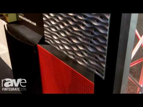 Integrate 2016: Artnovion Shows Range of Audio Absorbers and Diffusers on the Wavetrain Distribution