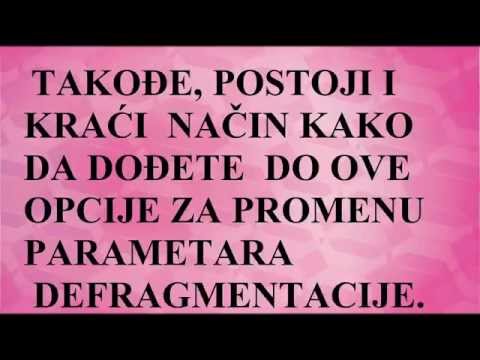 Kako isključiti defragmentaciju diska u win10