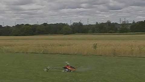 T-Rex 600 inverted autorotation and 3D